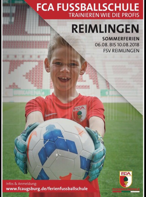 FCA Fussballschule vom 06.08. - 10.08.2018 in Reimlingen