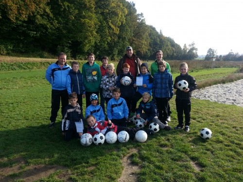 Team Ausflug nach Rehling zum Fußballgolfen